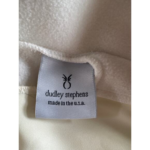 Dudley Stephens Cream Fleece Turtle Neck Long Sleeve Pull Over Pockets medium M - Picture 8 of 9